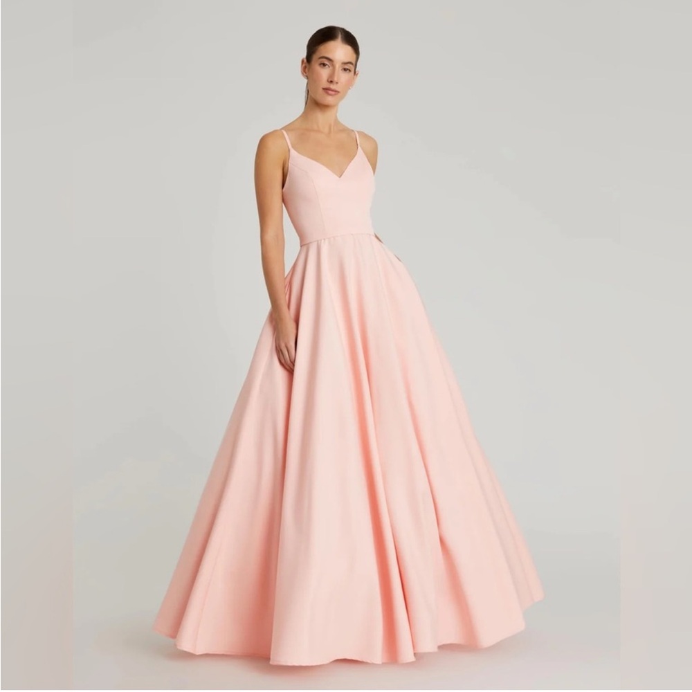 Mac Duggal Pink Maxi Dress